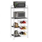 Fruteira Dupla 3 Cestas 4 Prateleiras Uai Móveis Branco