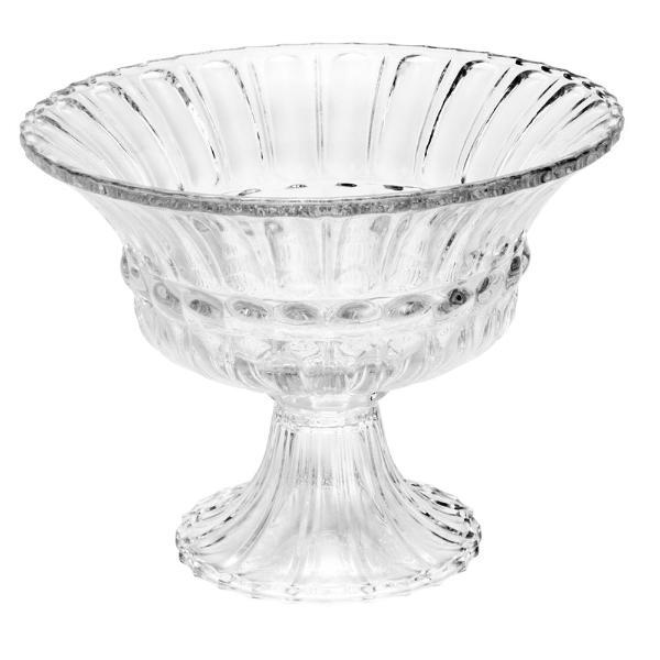 Fruteira Em Cristal Com Pé Wolff Athena 31x24cm