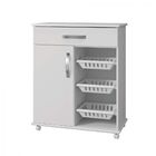 Fruteira Goiânia 1 Porta 1 Gaveta 3 Cestos Arte Móveis Branco