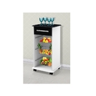 Fruteira Grécia Branco C/preto Mármorizado– Passe Bem Móveis