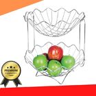 Fruteira Mesa Dupla Copacabana Cromada Niquelart 026