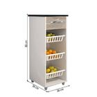 Fruteira Mini Croacia Chf Branco E  Champanhe