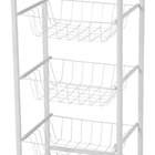 Fruteira Mix 3 Cestos Em Aço