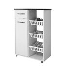 Fruteira Multiuso 1 Porta 1 Gaveta Nova Croacia  Branco/branc