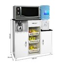 Fruteira Multiuso 2 Portas 1 Gaveta Croácia Top Line Chf Móve