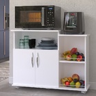 Fruteira Multiuso Base Utensílios Cozinha C/ Rodinhas