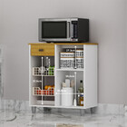 Fruteira Multiuso Nature 1 Porta 1 Gaveta Suporte Para Microo