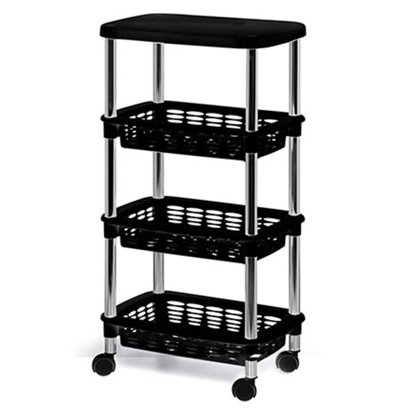 Fruteira Para Cozinha Móvel Com Tampo 3 Prateleiras Alice Pre