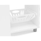 Fruteira Para Micro-ondas 1 Porta 2 Cestos Confins Branco