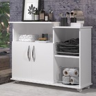 Fruteira Porta Utensilios Com Tampo Branco Multifuncional