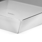 Fruteira Quadrada 36x36 Cm Em 100% Inox Modelo Tree