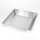 Fruteira Quadrada 36x36 Cm Em 100% Inox Modelo Tree