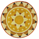 Fruteira Redonda Palha De Tucumã Colorida G 35cm Diâmetro - M