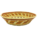 Fruteira Redonda Palha De Tucumã Colorida M 30cm Diâmetro - M