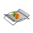Fruteira Revisteira De Mesa Diana Decoração Casa Schmitt Preto