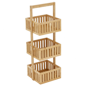 Foto de Fruteira Ripada Bambu 3 Andares Oikos