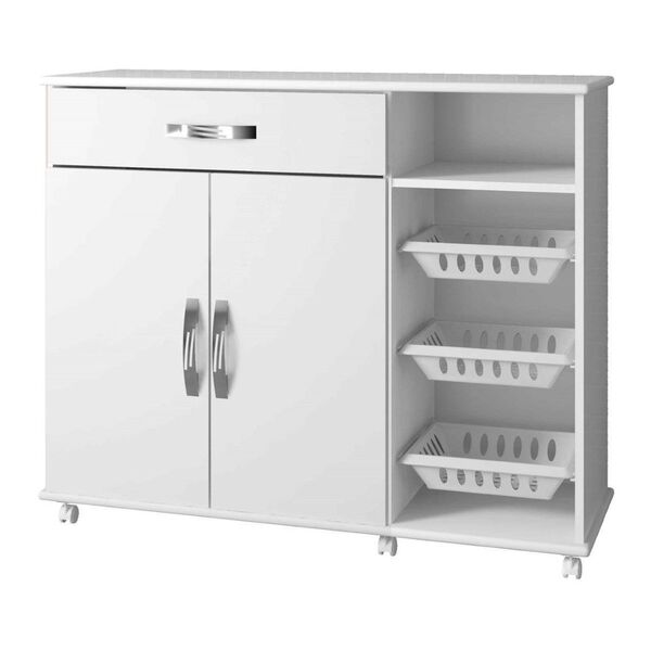 Fruteira Salinas 01 Gaveta 02 Portas E 03 Cestos Brancos Remo