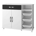 Fruteira Salinas 01 Gaveta 02 Portas E 03 Cestos Brancos Remo