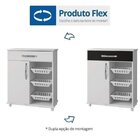 Fruteira Salinas 01 Gaveta 02 Portas E 03 Cestos Brancos Remo