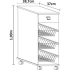 Fruteira Talita 1 Gaveta – Branco