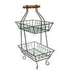 Fruteira Verde Square Hg Decor