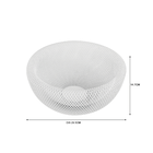 Fruteira Zena Telada Branca Grande Aço Delinia