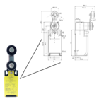 Ftn138z11 Chave Fim Curso Alavanca Regulável Roldana Ação Ráp