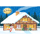 Fundo Fotográfico Backdrop Casa De Doces Natal 2.2x1.5mp1737