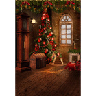 Fundo Fotográfico Helanca Árvore De Natal Na Janela 2.2x1.5mp