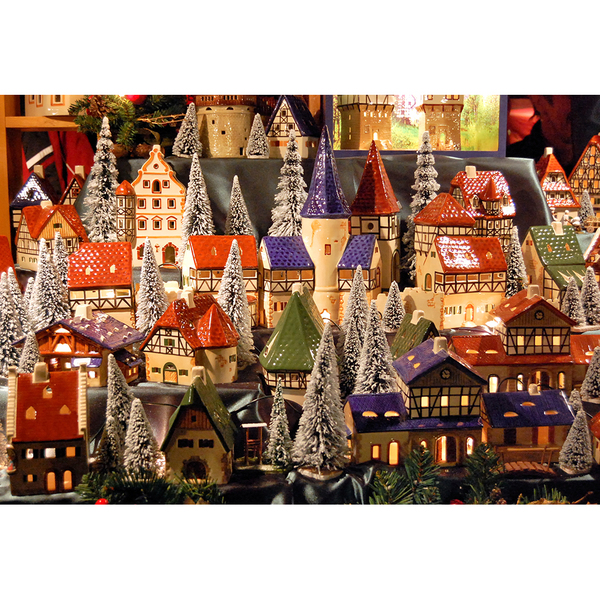 Fundo Fotográfico Infantil Casinhas Natalinas 2.2x1.5mp1739