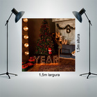 Fundo Fotográfico Infantil Natal Ano Novo 1.5x1.5mp1712