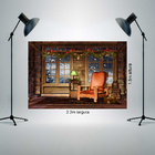 Fundo Fotográfico Infantil Poltrona Chalezinho 2.2x1.5mp1756