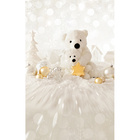 Fundo Fotográfico Infantil Urso Branco 2.2x1.5mp1778