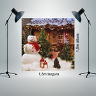 Fundo Fotográfico Newborn Boneco Natal 1.5x1.5mp1698