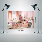 Fundo Fotográfico Newborn Sala Rosa Natal 2.2x1.5mp1763