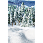 Fundo Fotográfico Tecido Árvores Nevasca 2.2x1.5mp1768