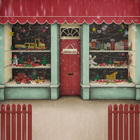 Fundo Fotográfico Tecido Loja Natal 1.5x1.5mp1708