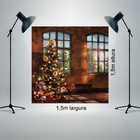 Fundo Fotográfico Tecido Piano Natal 1.5x1.5mp1716