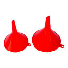 Funil Plástico Vermelho 2 Unidades 62000ml