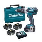 Furadeira/ Parafusadeira 1/2" Com 3 Baterias 18v Bivolt Carre