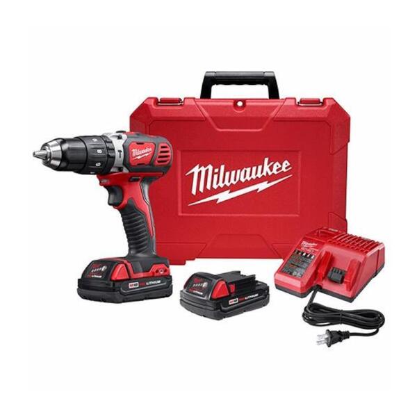 Furadeira/ Parafusadeira De Impacto 1/2" 18v Com 2 Baterias