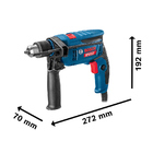Furadeira Bosch Com Impacto 750W 1/2'' GSB 13 Bivolt