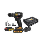Furadeira Caterpillar de Impacto com Maleta Carregador e Bateria 18V 3/8" DX1010.1