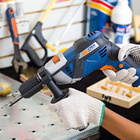 Furadeira de impacto 810W 127V (110V) Dexter + Jogo de Brocas  5 pçs Concreto e 5 pçs Madeira  Dexter