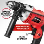 Furadeira De Impacto Mondial 700w Ffi05 Vermelho