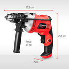 Furadeira De Impacto Mondial 700w Ffi05 Vermelho