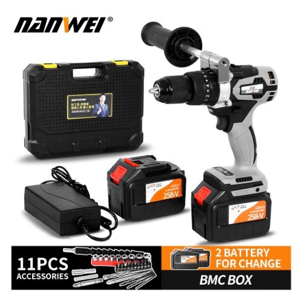 Furadeira E Parafusadeira Elétrica De Alto Impacto Nanwei Com