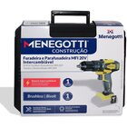 Furadeira e Parafusadeira Menegotti 60hz + Carregador + Bater