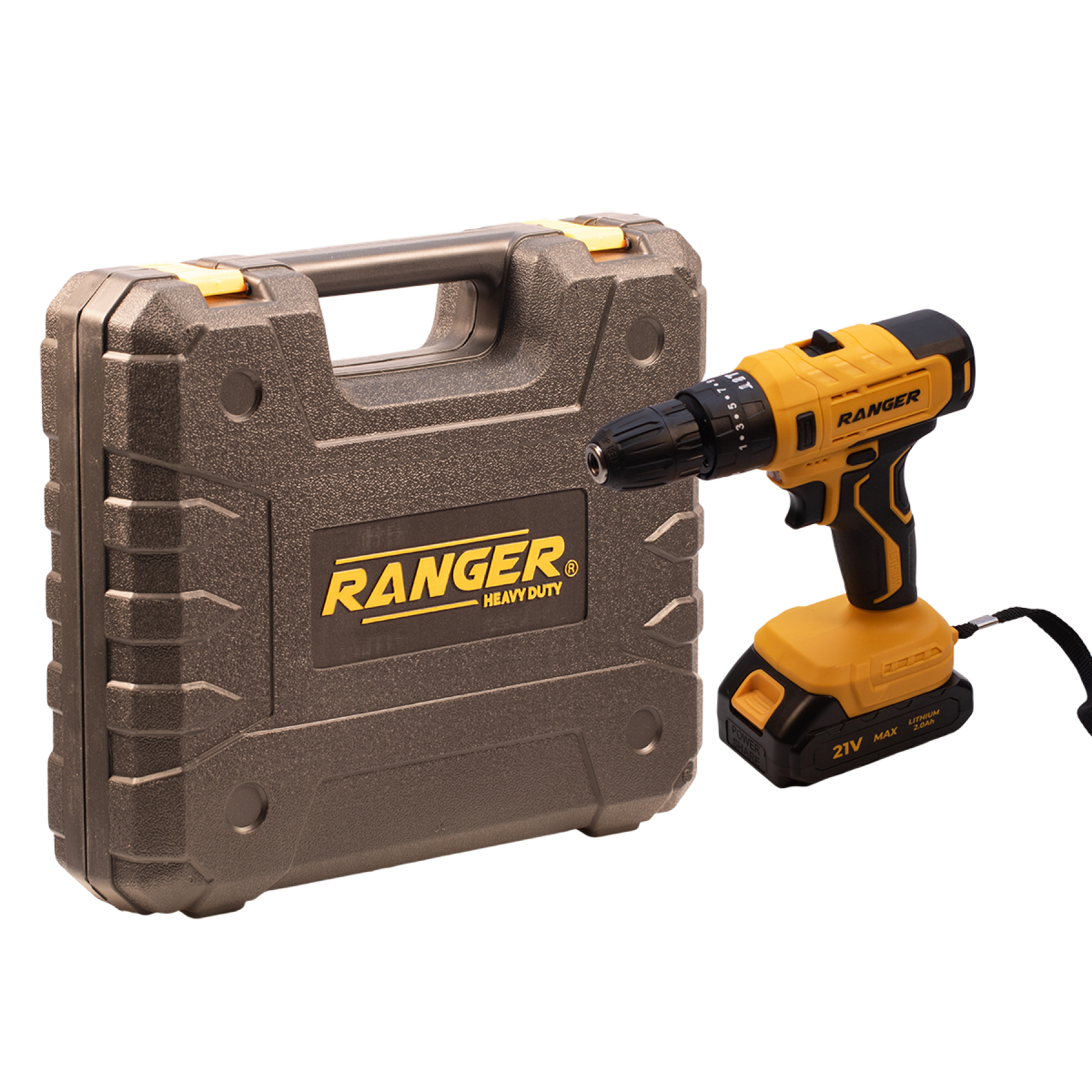 Furadeira e Parafusadeira de Impacto Ranger a Bateria 21V 3/8