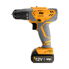 Furadeira e Parafusadeira Wap WF 12K3.2 a Bateria 12V 3/8" com Maleta e Acessórios